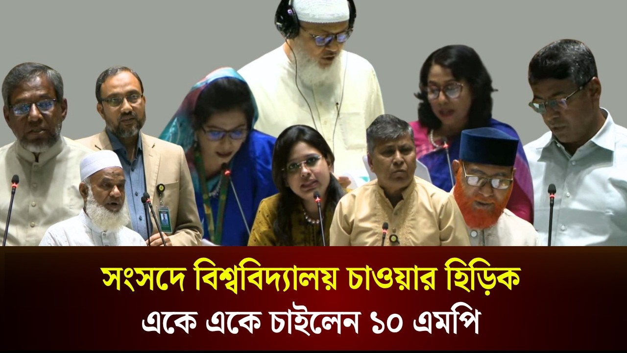 সংসদে বিশ্ববিদ্যালয় চাওয়ার হিড়িক