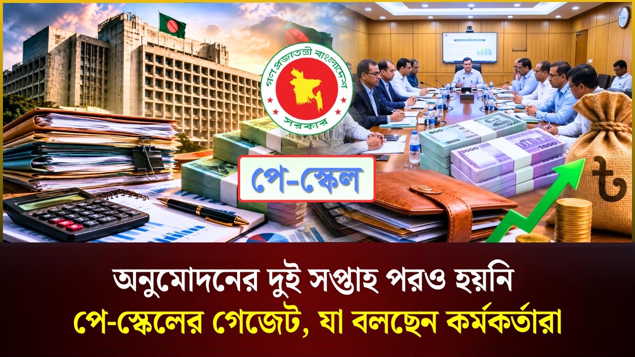  অনুমোদনের দুই সপ্তাহ পরও হয়নি পে-স্কেলের গেজেট, যা বলছেন কর্মকর্তারা