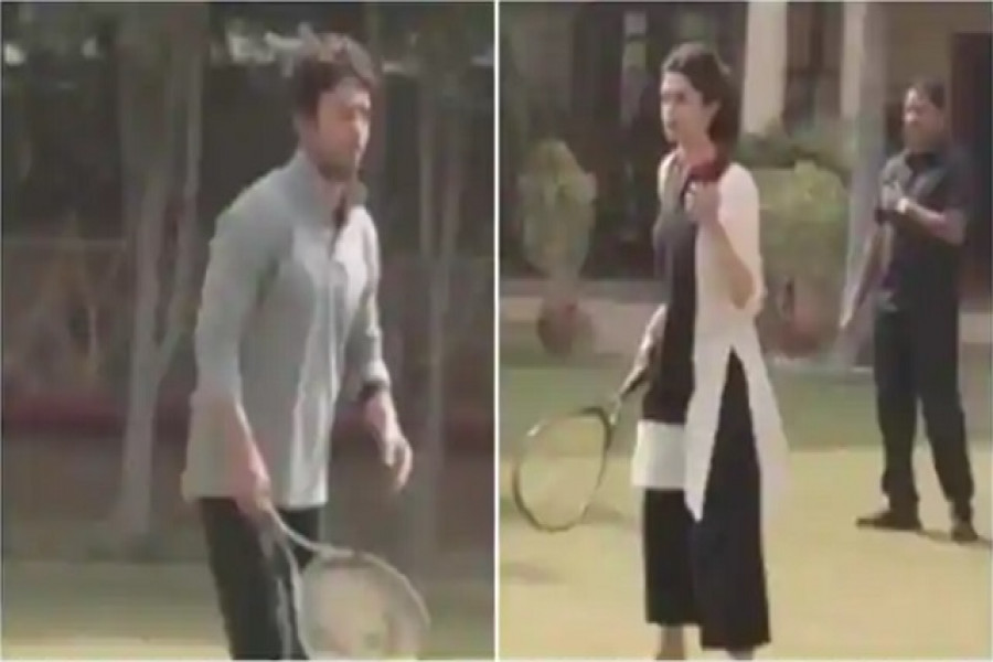 ইরফানের সঙ্গে টেনিস খেলার ভিডিও পোস্ট করলেন দীপিকা