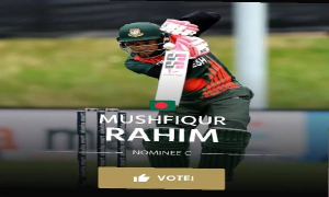 ভোটে জিতলেই মুশফিক হবে আইসিসির সেরা ক্রিকেটার