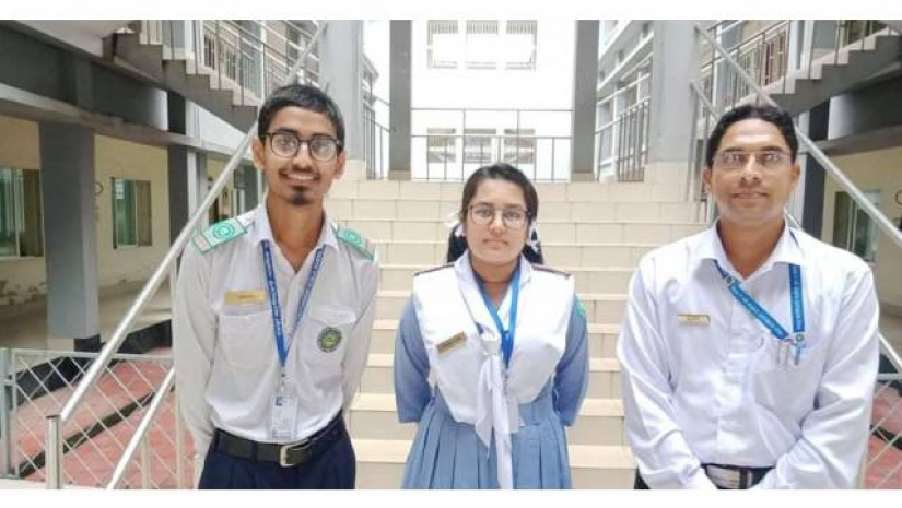 ৩৫টি দেশের মধ্যে সেরা বগুড়া ক্যান্টনমেন্টের দুই শিক্ষার্থী