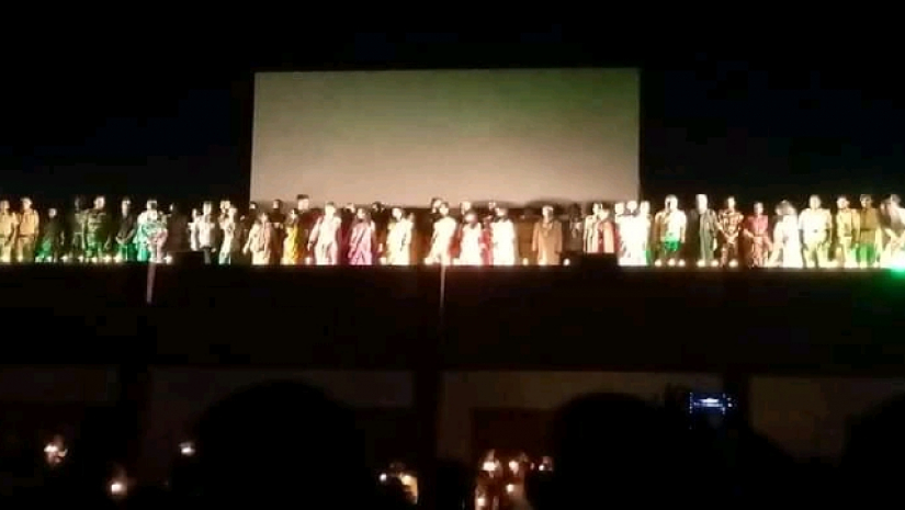 রাবিতে মঞ্চস্থ হলো নাটক ‘জোহা হল কথা কয়’