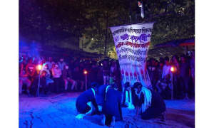 জবিতে ‘সাম্প্রদায়িক বিষবাষ্প’ নাটক মঞ্চস্থ