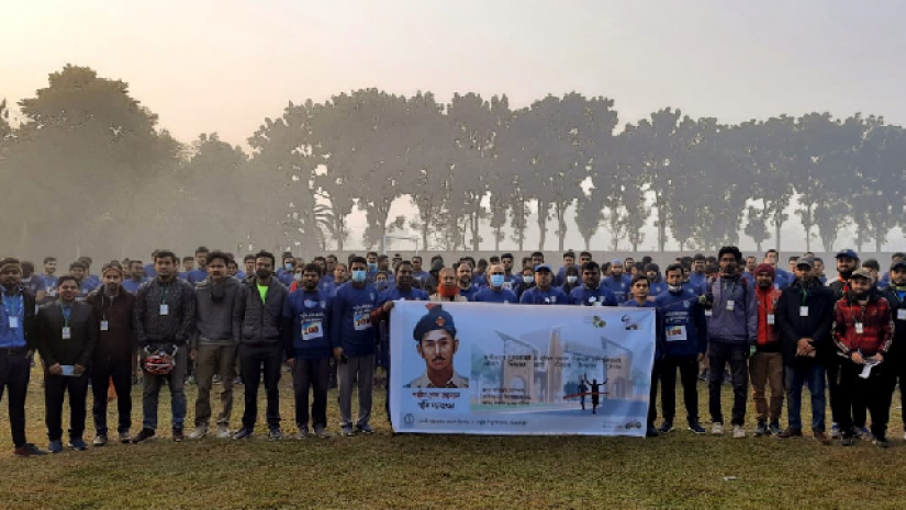 হাবিপ্রবিতে ম্যারাথন দৌড় প্রতিযোগিতা