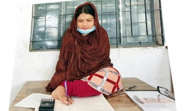 এক পায়ে লিখেই জিপিএ-৫ তামান্নার, হতে চান বিসিএস ক্যাডার
