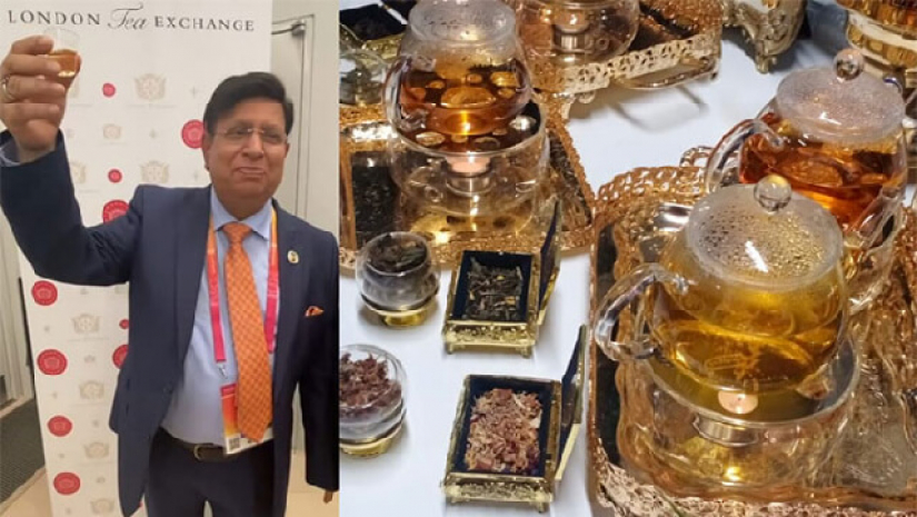 সিলেটের ১৬ কোটি টাকা দামের চায়ের স্বাদ নিলেন পররাষ্ট্রমন্ত্রী