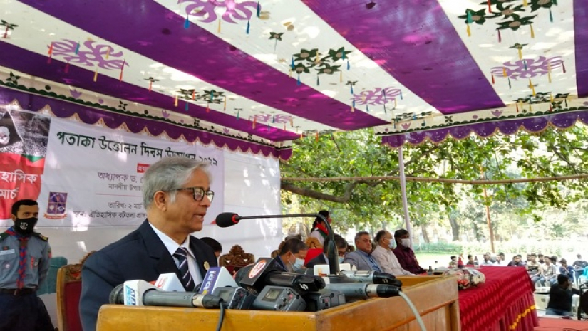 রাষ্ট্র প্রতিষ্ঠায় প্রধান ভূমিকা ছিল ঢাবি শিক্ষার্থীদের: ভিসি