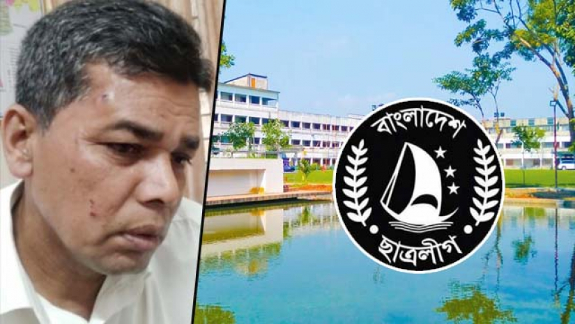 শিক্ষার্থীদের মানববন্ধনে যেতে বাধা দেওয়ায় অধ্যক্ষকে পেটালো ছাত্রলীগ