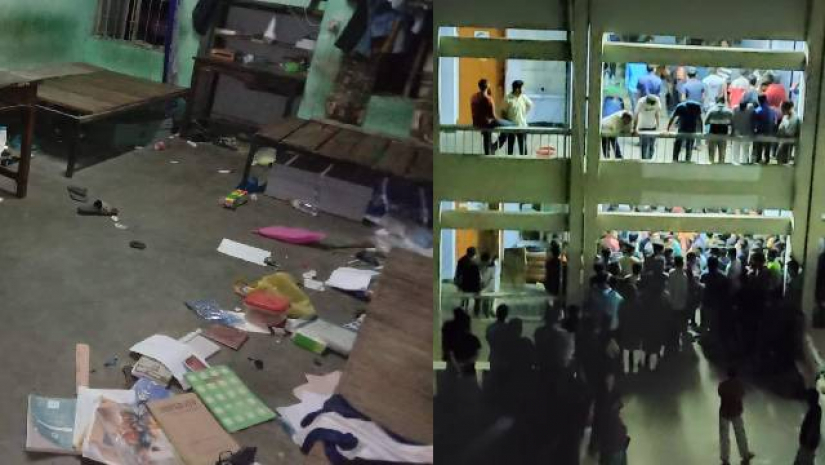 রুম দখলকে কেন্দ্র করে ছাত্রলীগের দুই গ্রুপে সংঘর্ষ