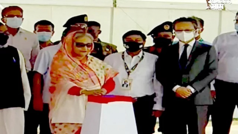 পায়রা তাপবিদ্যুৎ কেন্দ্র উদ্বোধন করলেন প্রধানমন্ত্রী