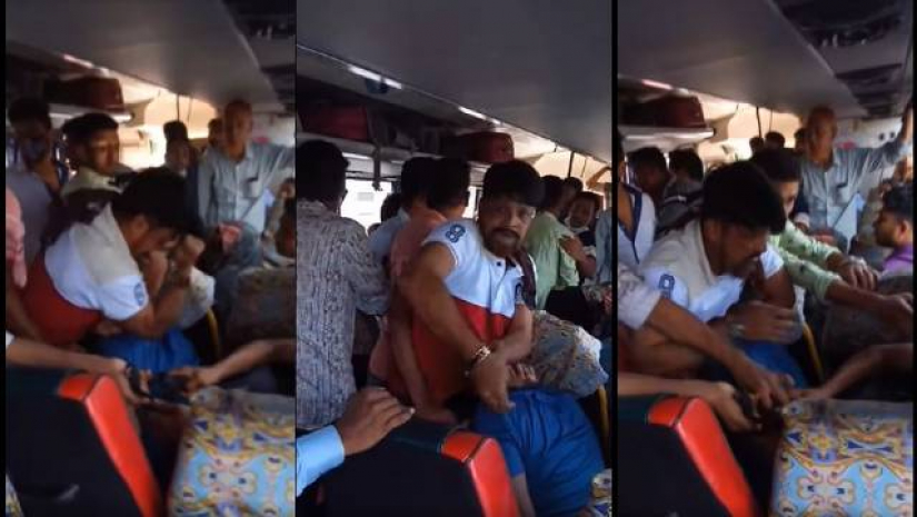 বাসে ঢাবির দুই শিক্ষার্থীকে মারধরের ভিডিও ভাইরাল