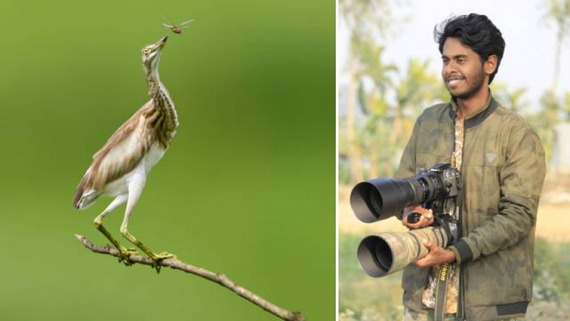 শখের বসেই ছবি তোলা, এখন ওয়াইল্ড লাইফ ফটোগ্রাফার জবি ছাত্র মুন হৃদয়