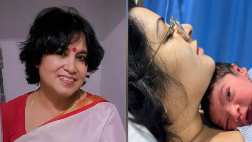পরীমনির ছেলের নাম পছন্দ হয়নি তসলিমা নাসরিনের