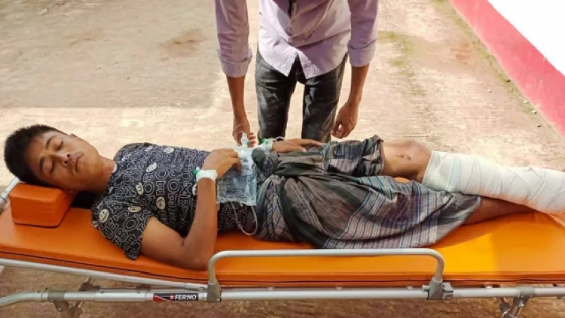 মিয়ানমার সীমান্তে ‘মাইন’ বিস্ফোরণে পা উড়ে গেলো বাংলাদেশির