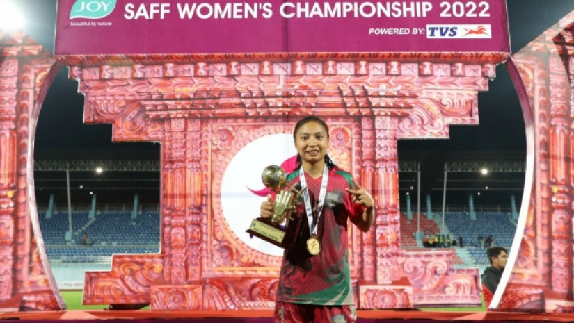 দক্ষিণ এশিয়ার সেরা গোলরক্ষক রাঙামাটির রুপনা