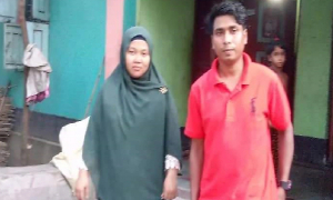 এবার ভালোবাসার টানে সিরাজগঞ্জে ইন্দোনেশিয়ার তরুণী