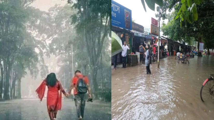 রাবিতে বৃষ্টি: স্বস্তির সাথে বাড়ে ভোগান্তি!