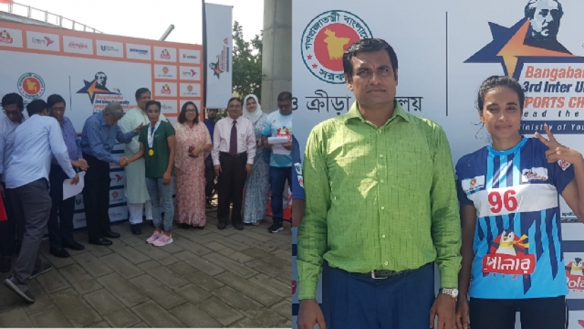 ইবি শিক্ষার্থী তামান্নার স্বর্ণপদক জয়