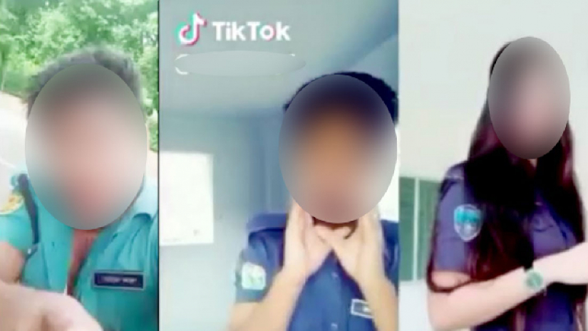 পুলিশের পোশাকে টিকটক করায় ১৩ পুলিশ সদস্যের শাস্তি!