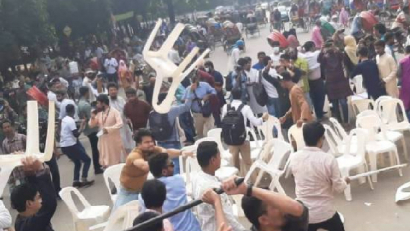 ছাত্রলীগের ১৪ জনের নামে ছাত্র অধিকার সভাপতির মামলার আবেদন