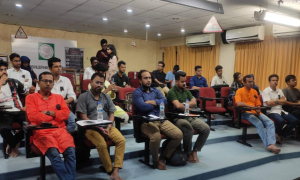 প্রদর্শনী বিতর্কে শিক্ষককে স্মরণ বশেমুরবিপ্রবিডিএস’র
