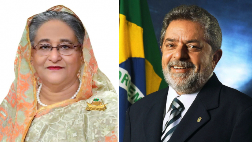 ব্রাজিলের নতুন প্রেসিডেন্ট লুলা, শেখ হাসিনার অভিনন্দন