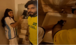 আর্জেন্টাইন সমর্থককে ‘ধুয়ে’ দিলেন সিয়াম (ভিডিও)