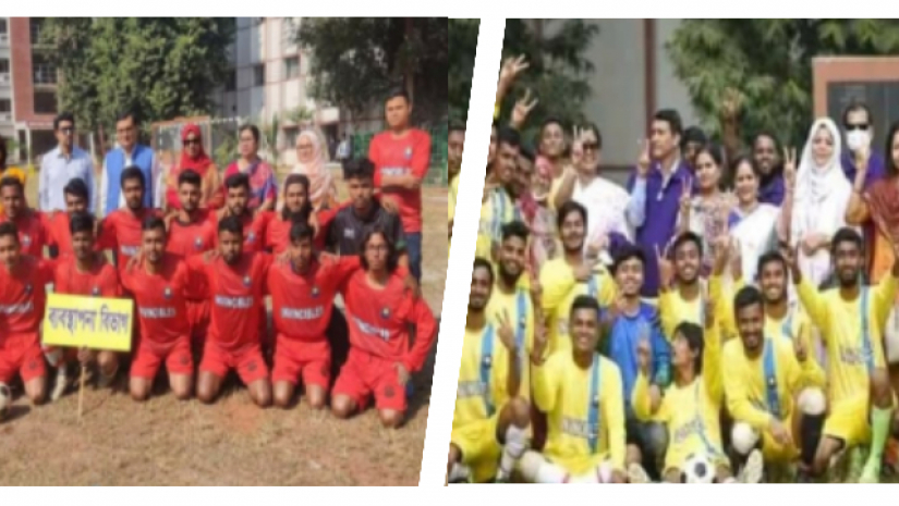 তিতুমীর কলেজে আন্তঃবিভাগীয় ফুটবল টুর্নামেন্টের ফাইনাল কাল