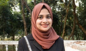 বিশ্বের ১০০ অনুপ্রেরণাদায়ী নারীর তালিকায় ময়মনসিংহের সানজিদা
