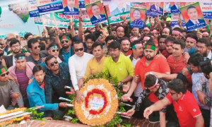 বাংলাদেশ কখনো পরাধীনতাকে মেনে নেয়নি: স্মৃতিসৌধে ছাত্রদল