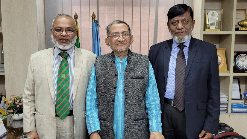 ইউজিসি চেয়ারম্যানের সঙ্গে এইউবি উপাচার্যের সৌজন্য সাক্ষাত