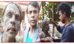 ভাস্কর্য বানানো ঢাবির উত্তম কুমারকে খুঁজছেন হিরো আলম