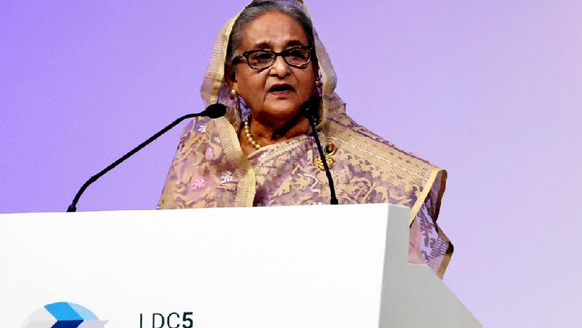 অনুদান নয়, প্রতিশ্রুত প্রাপ্য চায় স্বল্পোন্নত দেশগুলো: প্রধানমন্ত্রী
