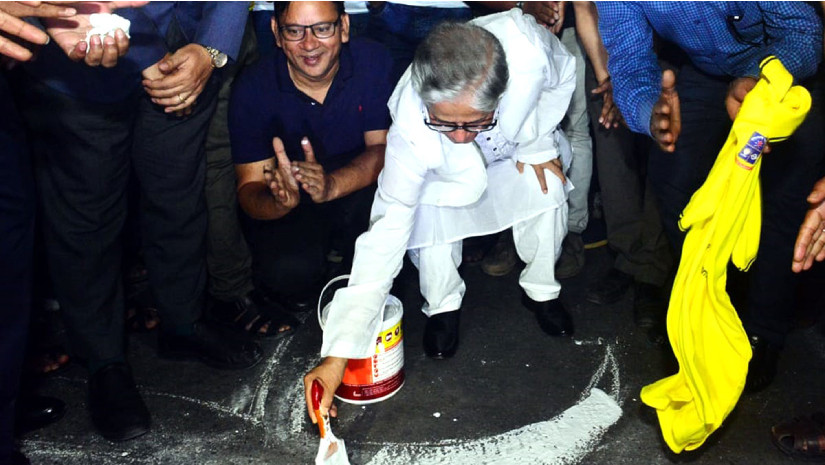 ঢাবি ক্যাম্পাসে ৩.১৪ কিলোমিটার পাই এঁকে বিশ্বরেকর্ডের অপেক্ষা
