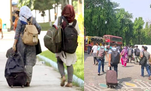 ছুটিতে বাড়ির পথে বিশ্ববিদ্যালয় শিক্ষার্থীরা, হলে কষ্টের ঈদ তাদের
