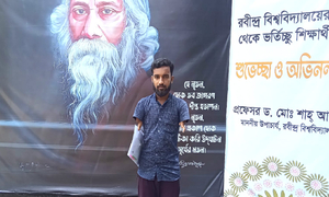দুই হাত নেই, চবিতে চান্স পাওয়া জব্বার পরীক্ষা দিলেন গুচ্ছতে