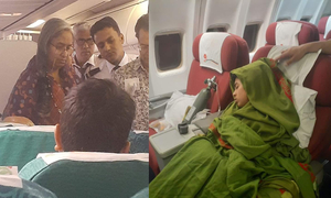 উড়ন্ত বিমানে হঠাৎ অসুস্থ যাত্রীকে চিকিৎসা দিলেন শিক্ষামন্ত্রী