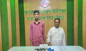 ইয়াবাসহ বাবা-ছেলে আটক