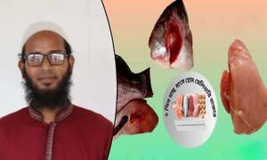 এক-দুই পিস মাছ-মাংস বিক্রি করেন রাবি ছাত্র, দিচ্ছেন হোম ডেলিভারি