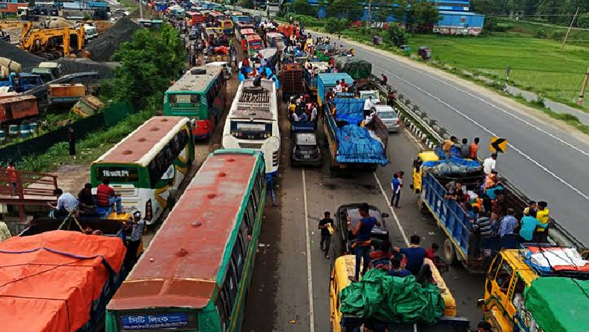 যানজটে ম্লান উত্তরের ঈদ উৎসব