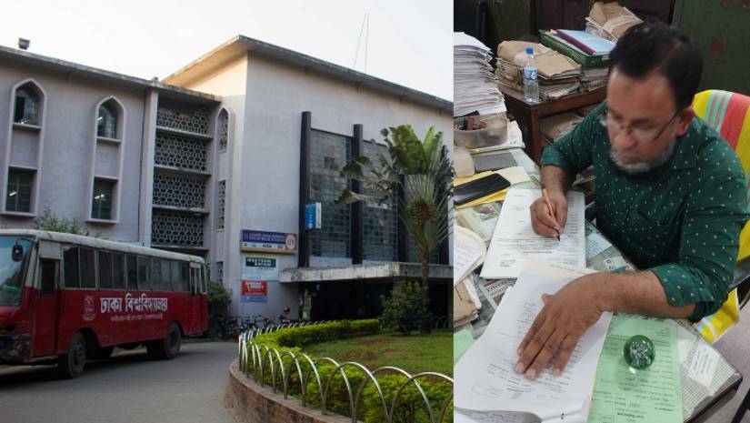 ঢাবির রেজিস্ট্রার ভবনে ‘স্যার’ না বলায় শিক্ষার্থীর ওপর ‘খেপলেন’ কর্মকর্তা