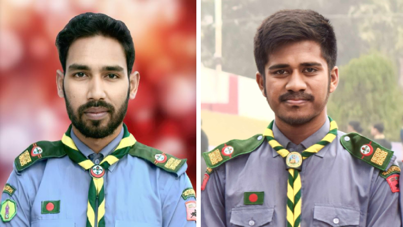 রাবি রোভার স্কাউটের সভাপতি হেদায়েত, সম্পাদক রিয়াজুল