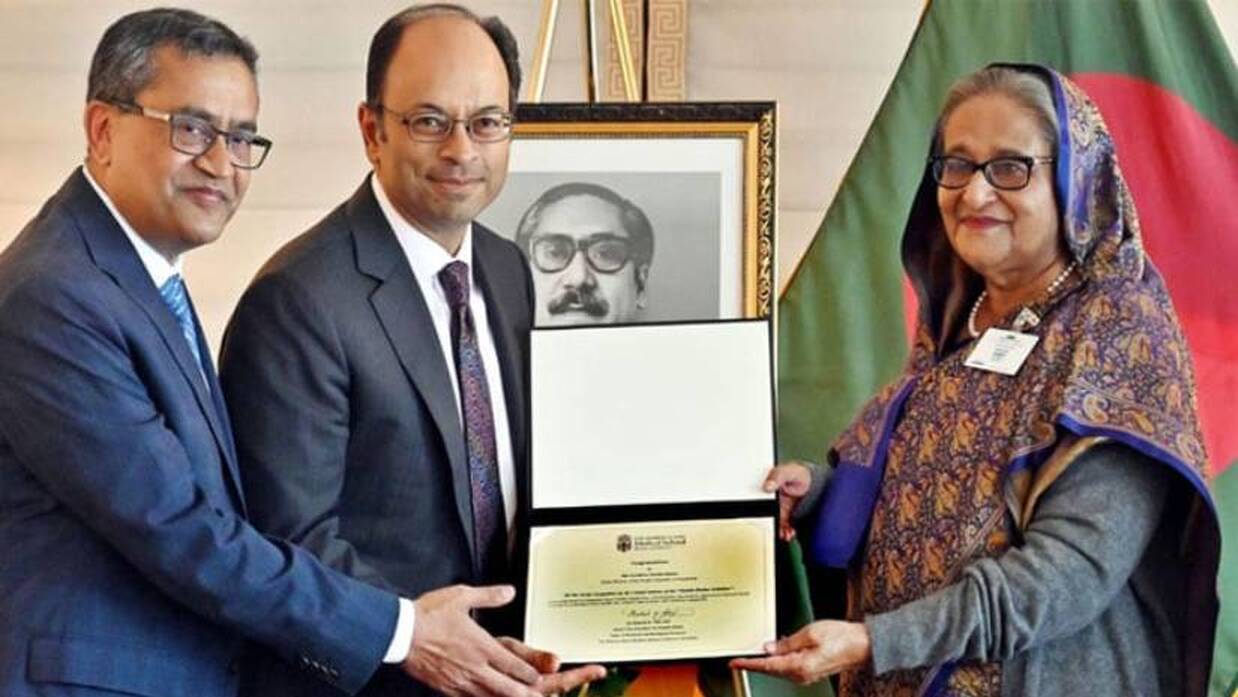 যুক্তরাষ্ট্রের ব্রাউন বিশ্ববিদ্যালয়ের সম্মাননা পেলেন প্রধানমন্ত্রী