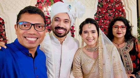সেনাকুঞ্জে আয়মান-মুনজেরিনের বিবাহোত্তর সংবর্ধনা