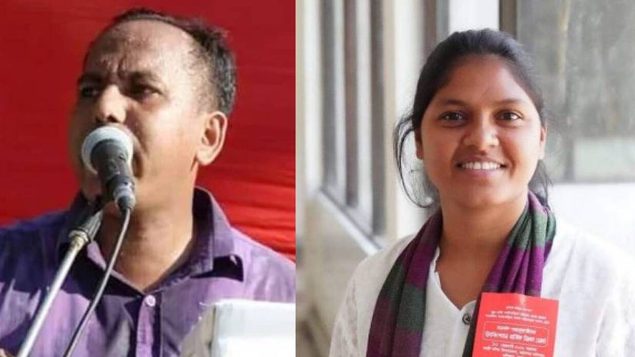 সমাজতান্ত্রিক ছাত্রফ্রন্টের নেতৃত্বে মুক্তা বাড়ৈ-রায়হান