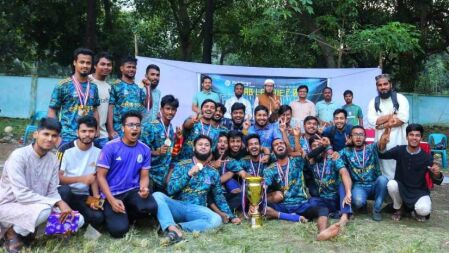 ঢাবির আরবী বিভাগের ফুটবল টুর্নামেন্টে চ্যাম্পিয়ন প্রদীপ্ত চতুর্দশ