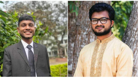 পাবলিক ইউনিভার্সিটি স্টুডেন্টস এসোসিয়েশন অব রৌমারীর নেতৃত্বে প্রদীপ-আরিফ 