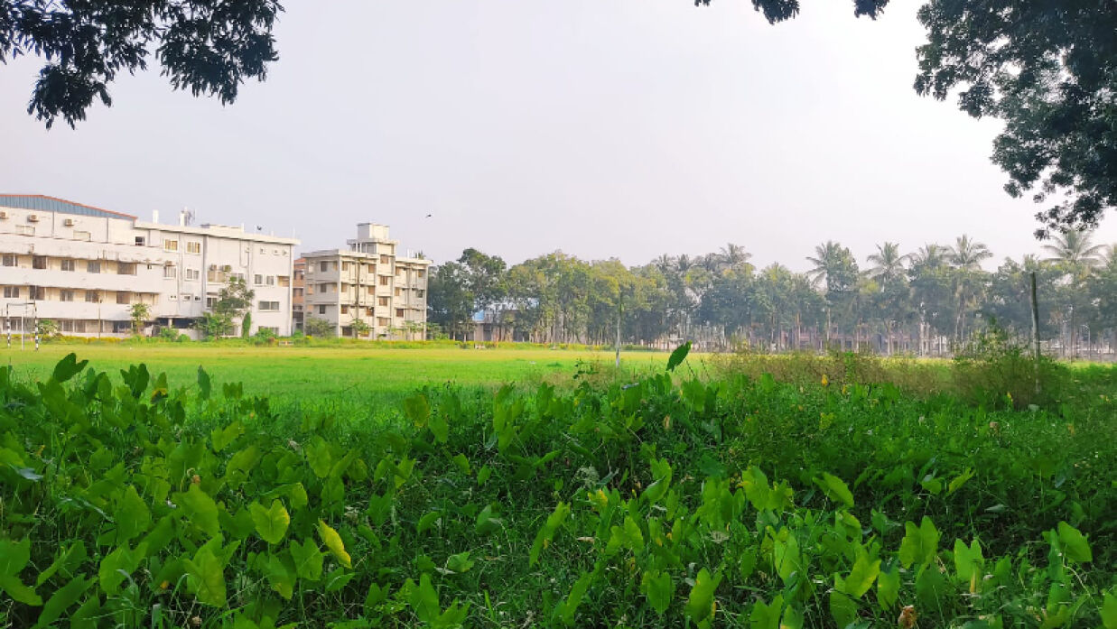 বছরে ৬ মাসই পানির নিচে পবিপ্রবির কেন্দ্রীয় খেলার মাঠ