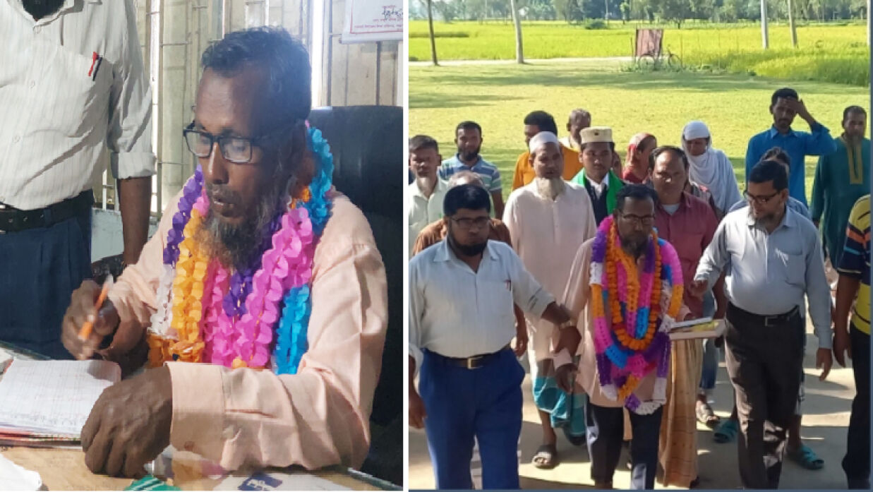২০ বছর পর পদ ফিরে পেলেন প্রধান শিক্ষক