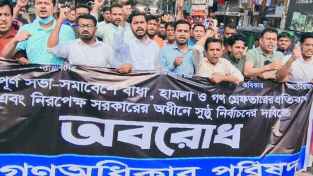 দেশের ইতিহাসে এমন স্বতঃস্ফূর্ত অবরোধ পালন হয়নি: নুর